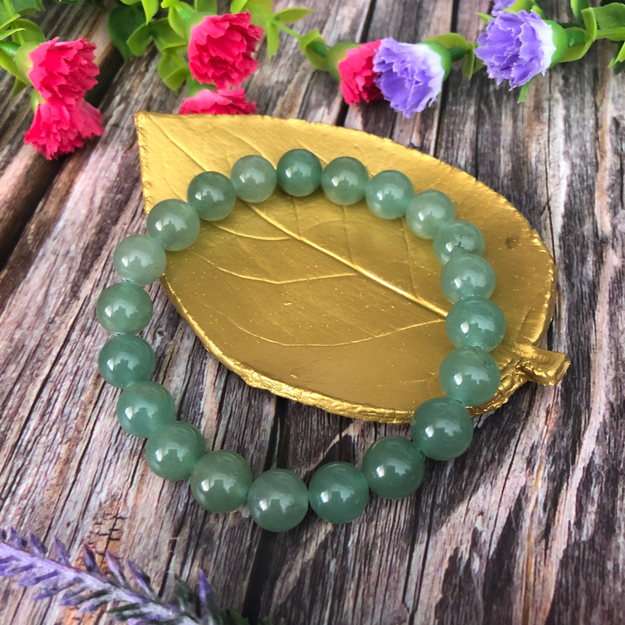 Green Aventurine Beaded Bracelet – Sedona Crystal Vortex